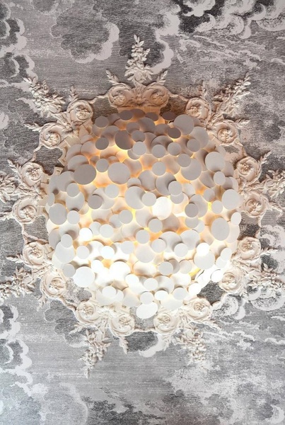 Plafonnier DÔME Pastilles blanc 
