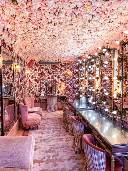 Annabel's Club Powder room light