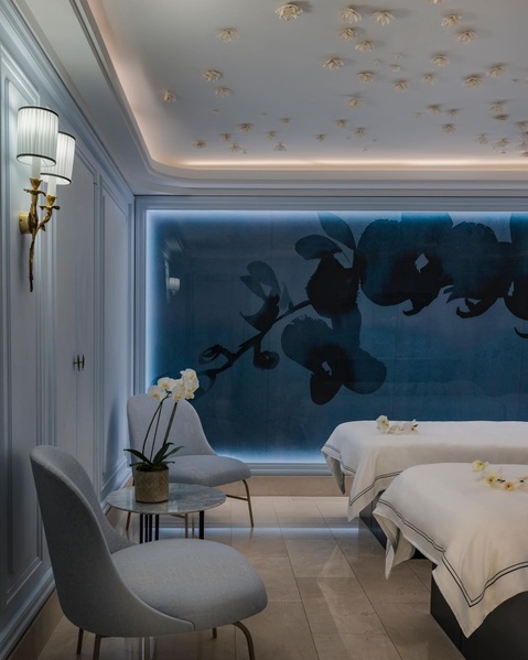 Ritzparis plafond SPA fleurs